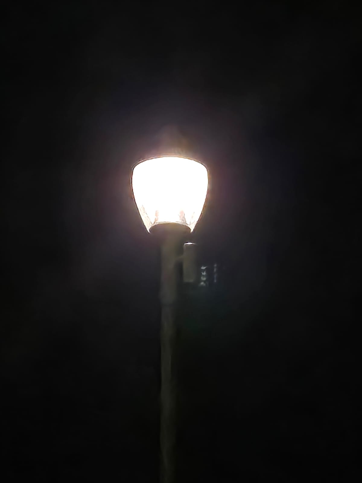 Heritage lantern being installed